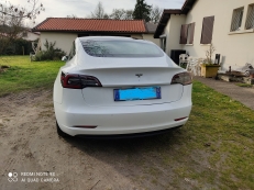 Tesla model 3 sr+ blanche