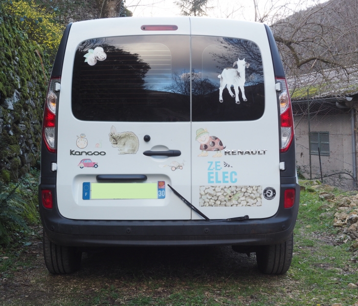 Kangoo Maxi ZE 33 Blanc Confort combi 5 places vitré