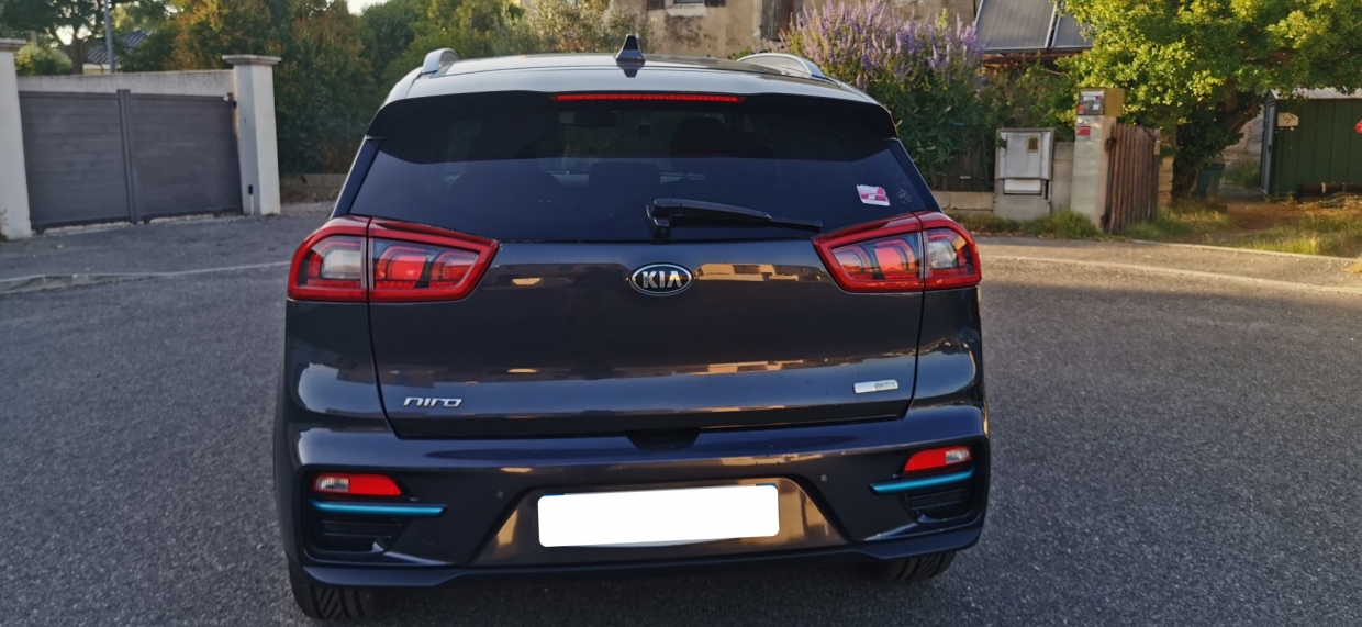 Kia e niro 2019 e-design 64kw, 204ch, gris galène, intérieur noir